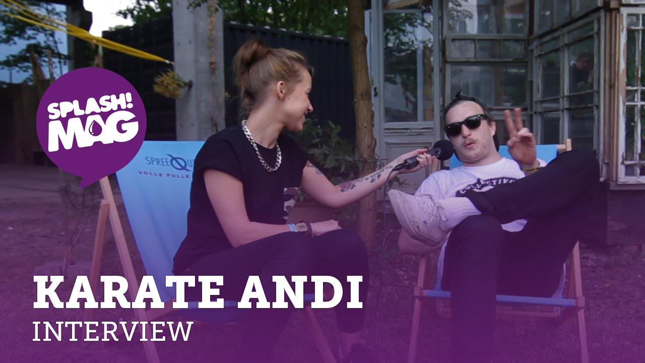 Interview Karate Andi mit Gulaschteller und Prosecco Gin (splash! Mag