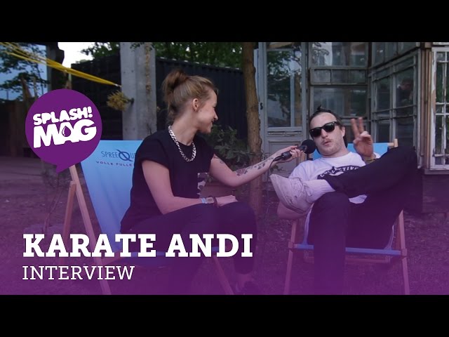 Interview: Karate Andi mit Gulaschteller und Prosecco Gin (splash! Mag TV)
