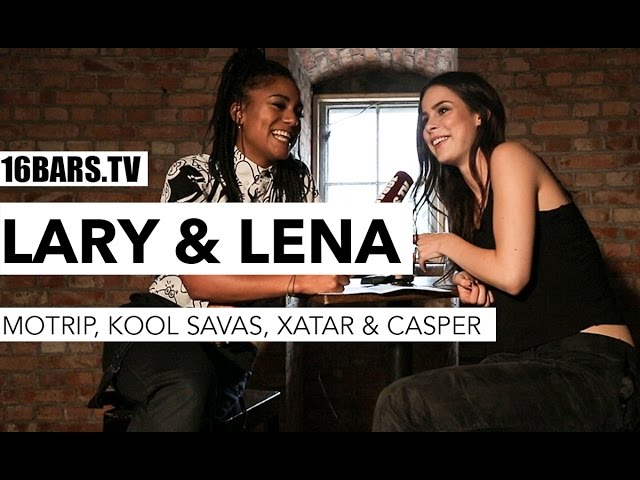 Lary & Lena über MoTrip, Kool Savas, Xatar & Casper (16BARS.TV)