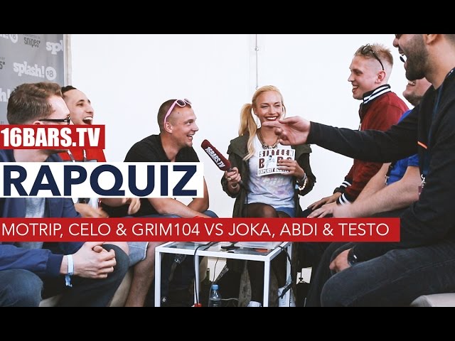 Rapquiz: MoTrip, Celo & Grim104 vs JokA, Abdi & Testo (16BARS.TV)