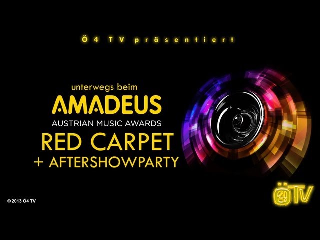 Ö4 TV bei den Amadeus Austrian Music Awards 2013 in Wien