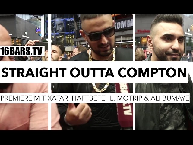 Straight Outta Compton Premiere mit Haftbefehl, MoTrip, Xatar, Ali Bumaye & Co. (16BARS.TV)