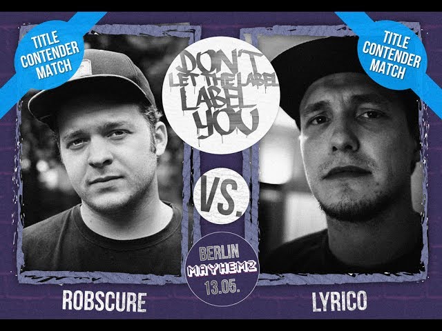 DLTLLY // Rap Battles // Lyrico VS Robscure (Title-Contender Match)