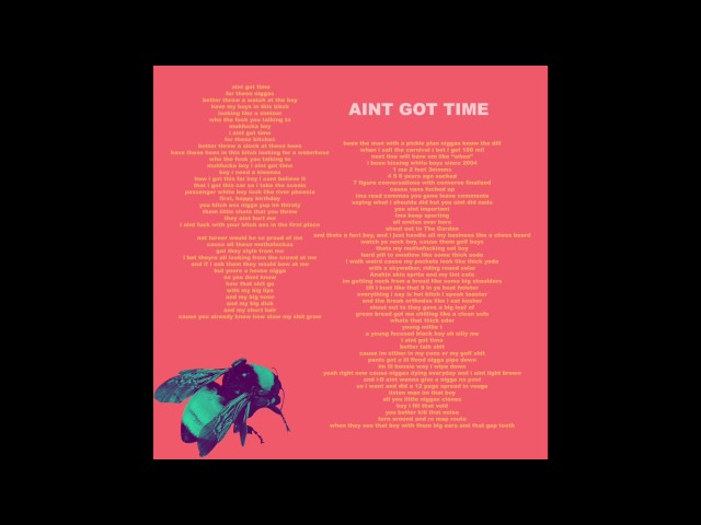 Tyler, The Creator - Ain't Got Time (Audio)